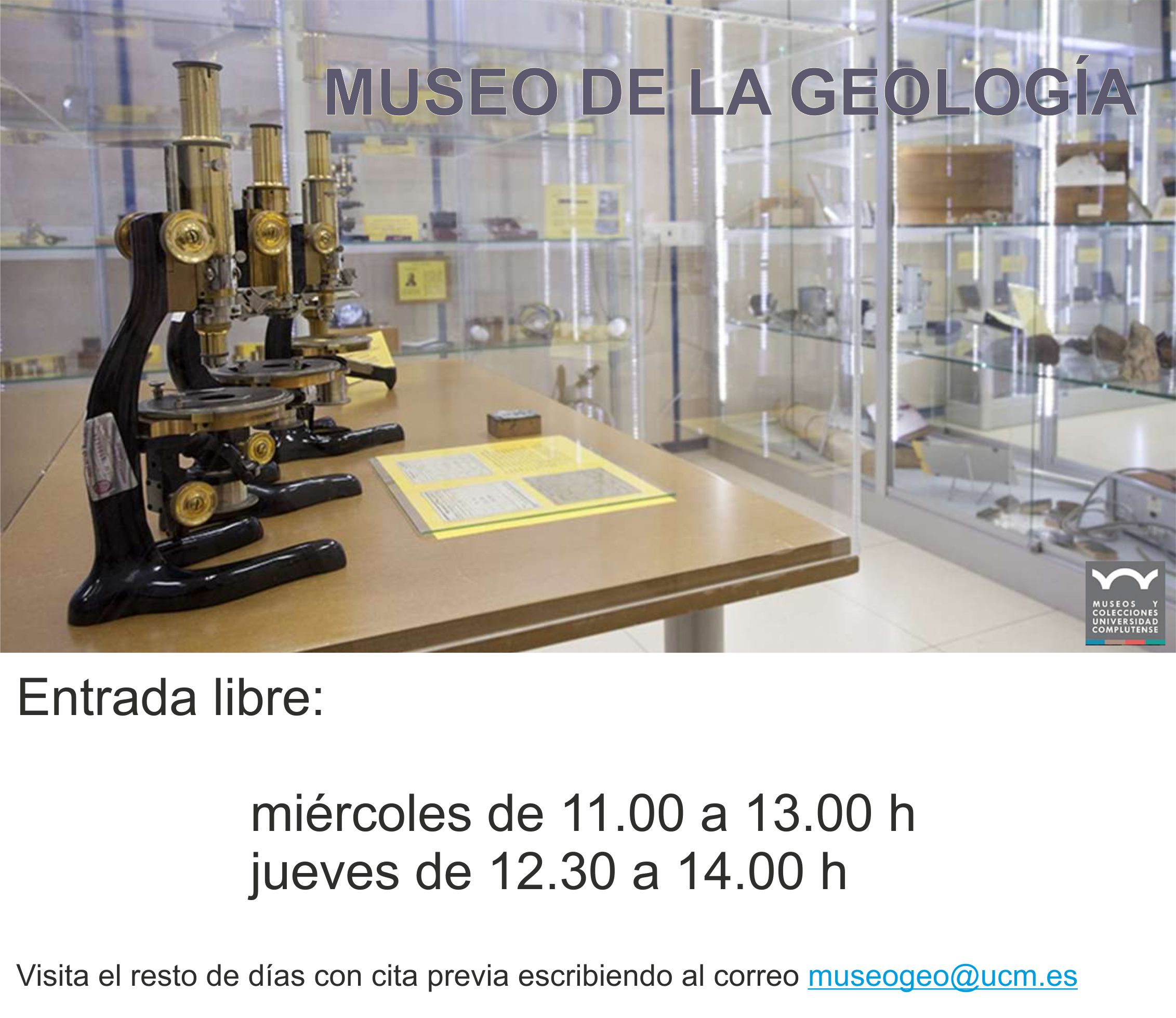 Visitas Museo de la Geología